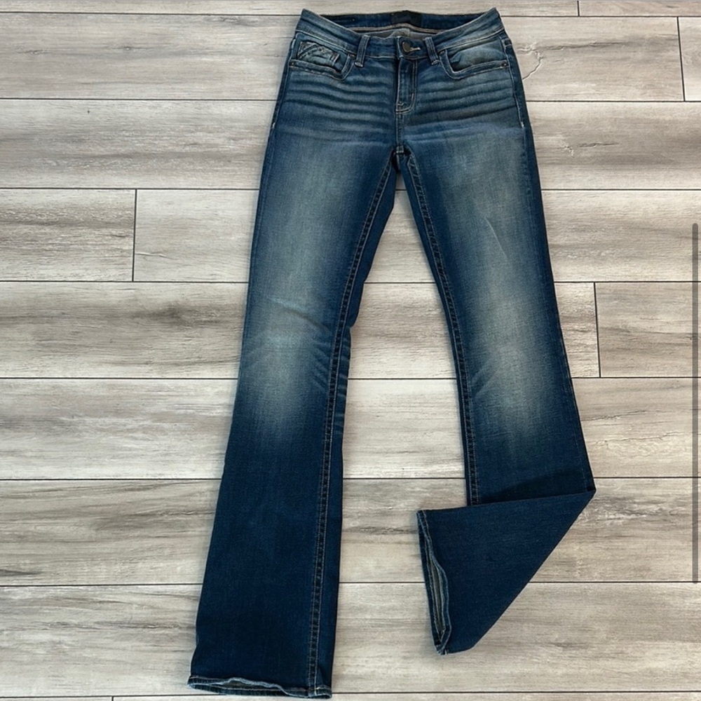 Buckle Black fit 53 Boot cut jeans size 25 long tall